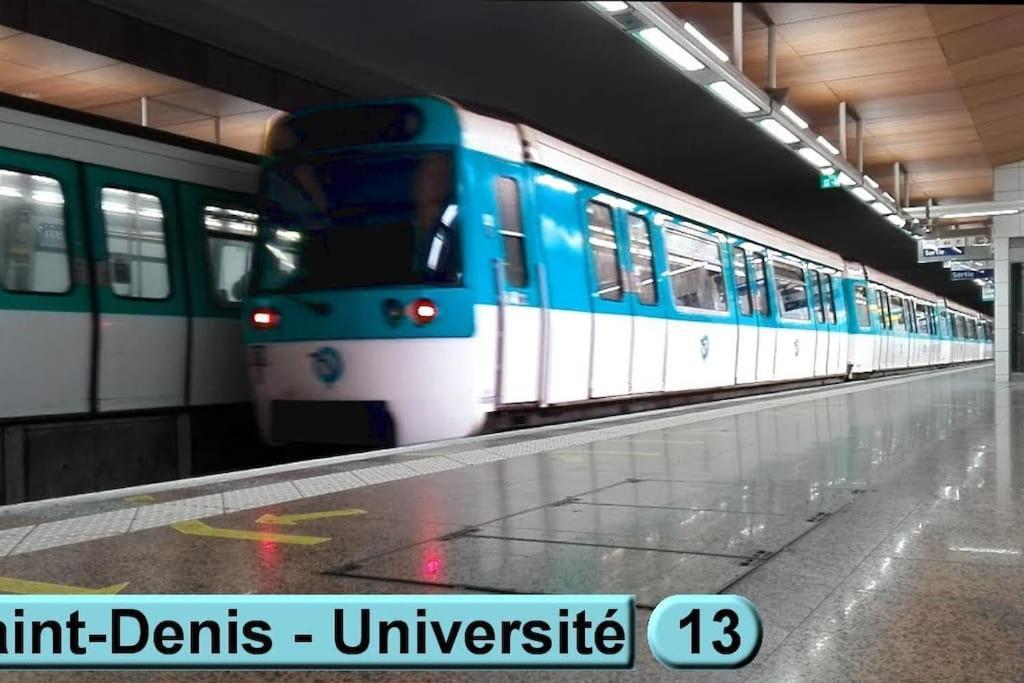 Charmante Studio Ligne 13 Tram 5 Saint Denis Пьерфит-сюр-Сен Экстерьер фото